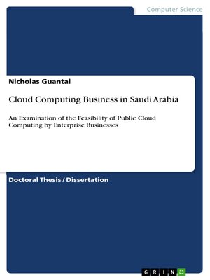 cover image of Cloud Computing Business in Saudi Arabia